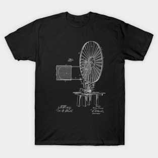 Windmill Vintage Patent Drawing T-Shirt